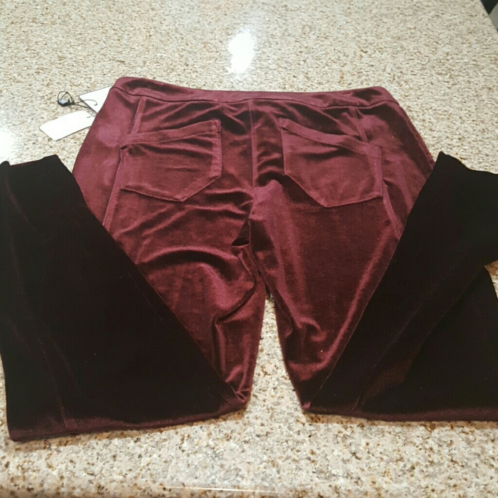 Velvet pants by Laundry